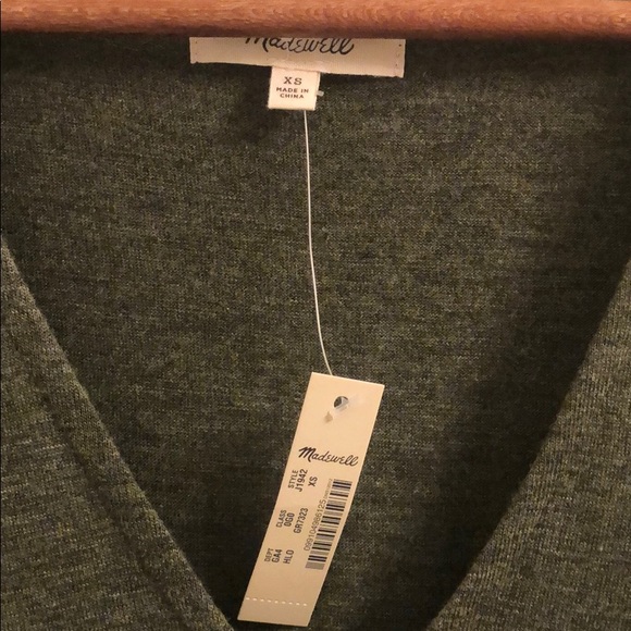 NWT Madewell V-neck Tank Dress - Picture 4 of 7